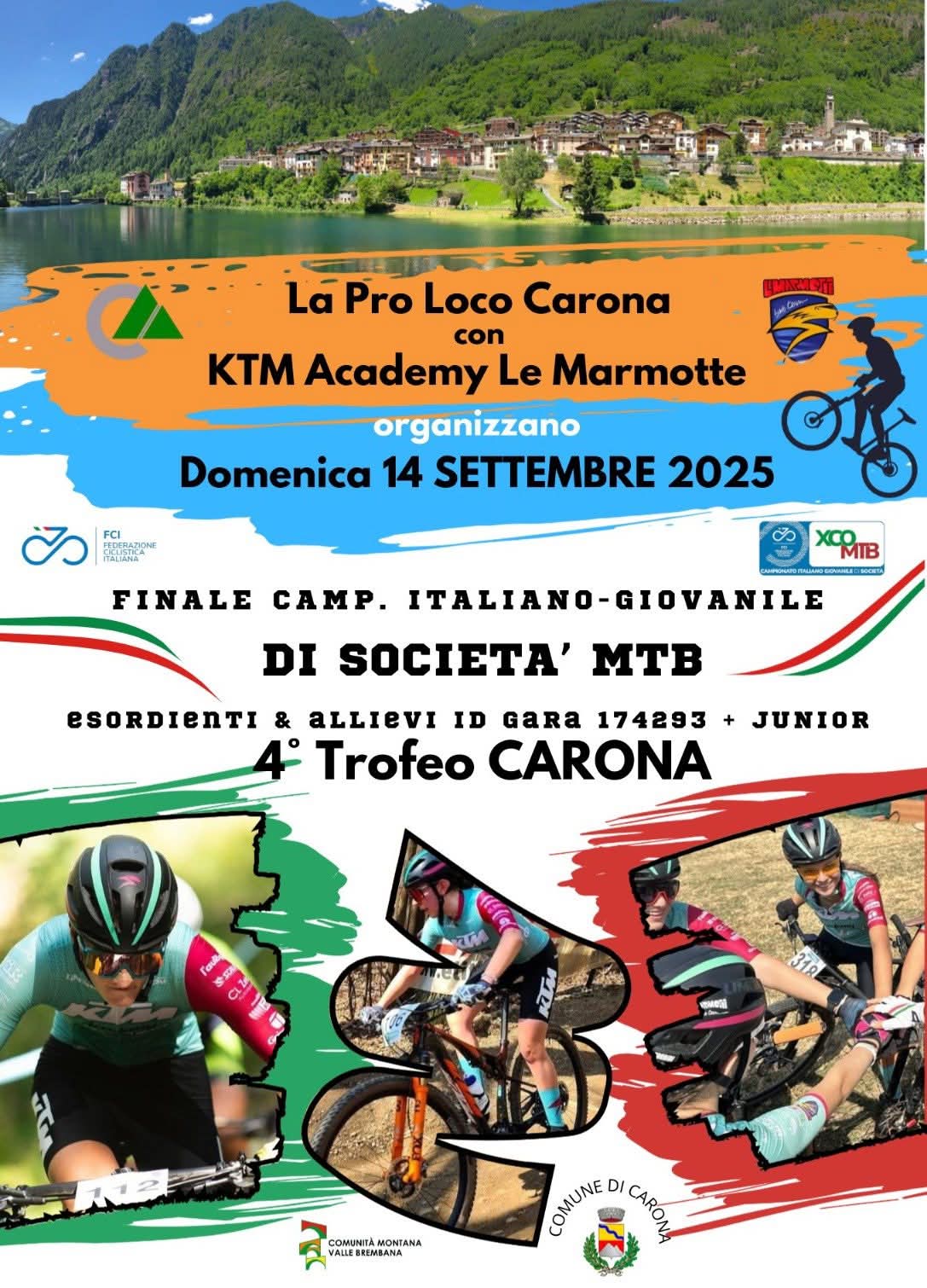  Finale Campionato Italiano Giovanile di Società Mountain Bike - 14 settembre 2025
